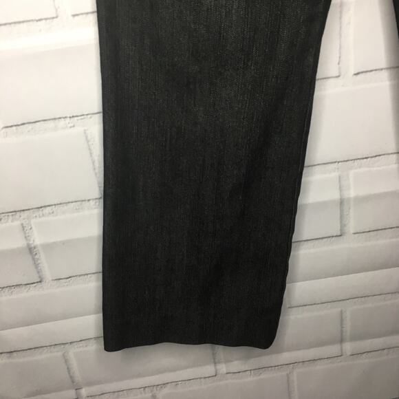 Worth Black Denim Jean 5 Pocket Construction Pants Size 6 - Picture 5 of 6